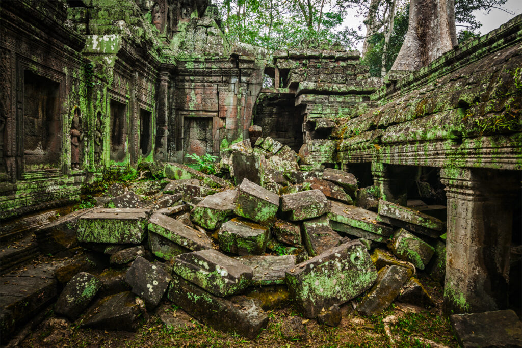 Parque arqueológico de Angkor en Siem Reap, Camboya 