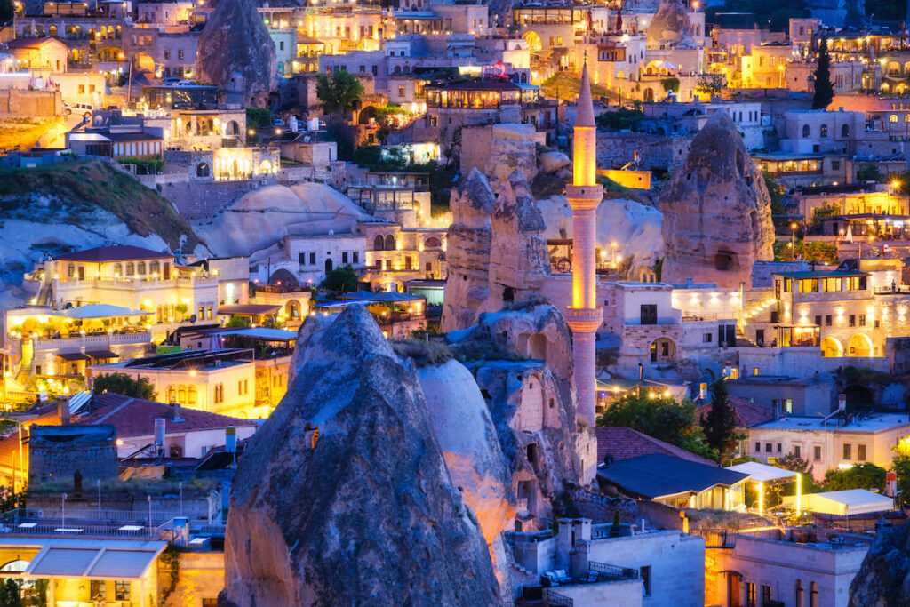 Vista aérea de Capadocia en Turquía