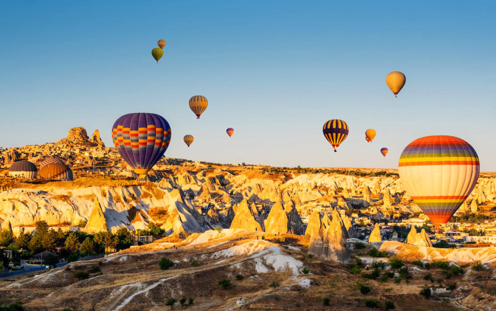 Globos aerostáticos en Capadocia, Turquía