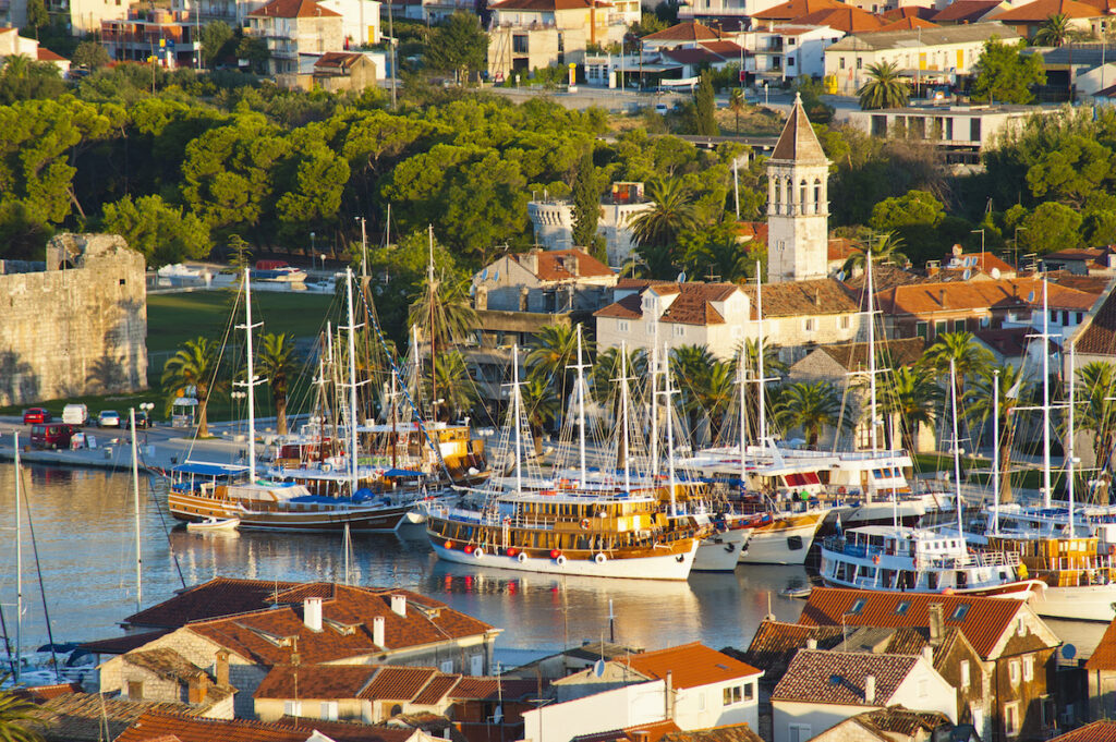 Puerto de Korčula en Croacia