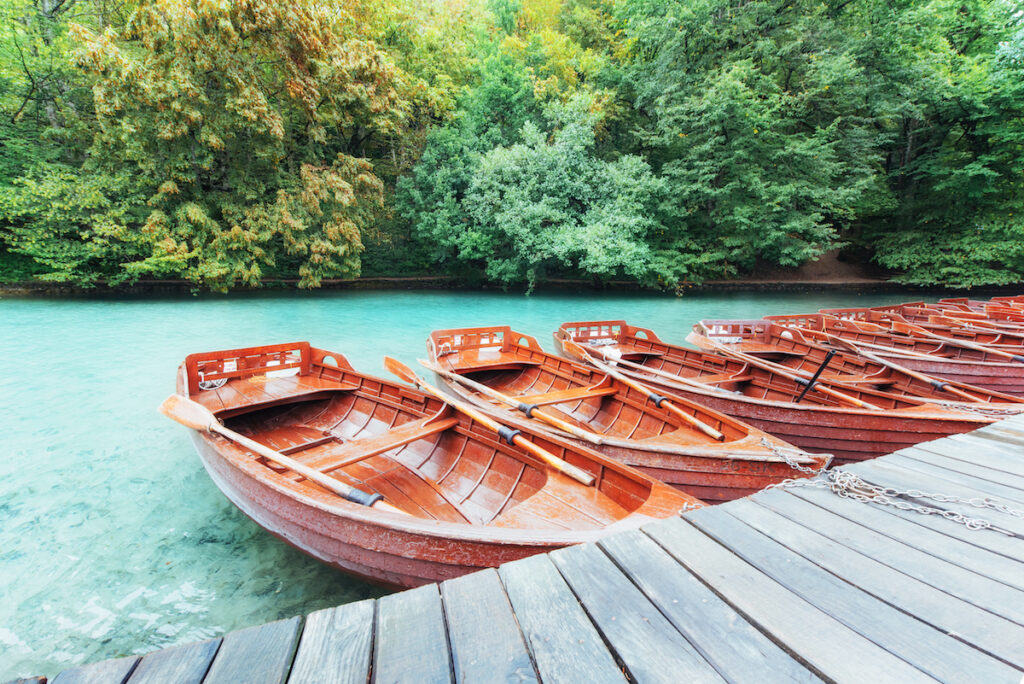 Lagos de agua turquesa en Croacia