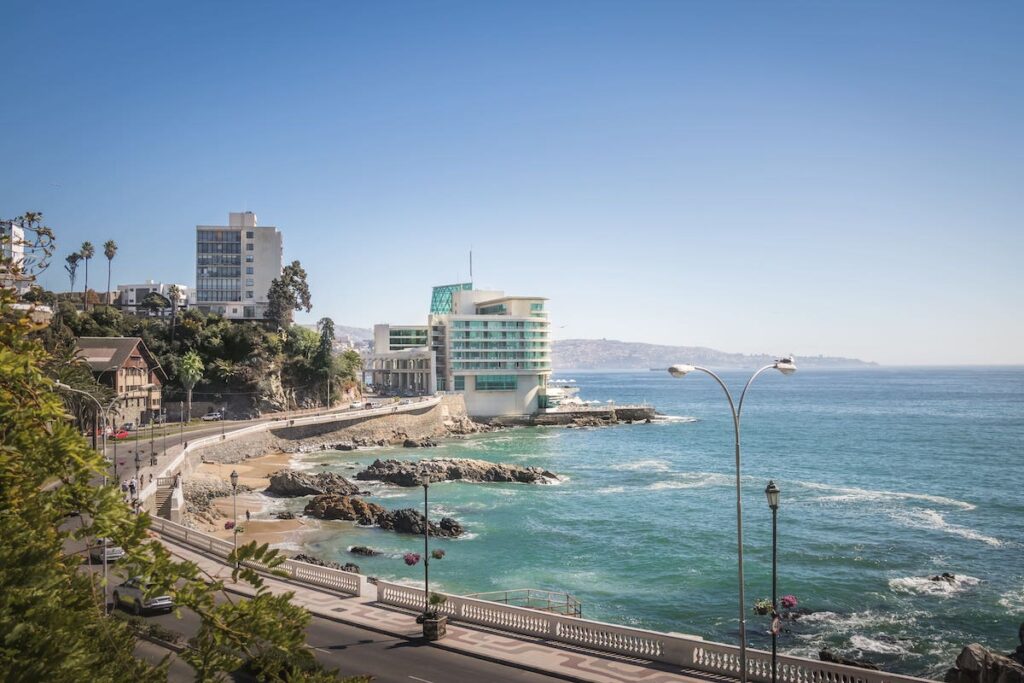 Rambla de Viña del Mar en Chile