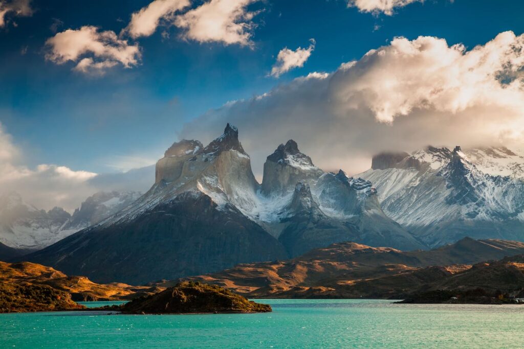 Vista aérea de Torres del Paine