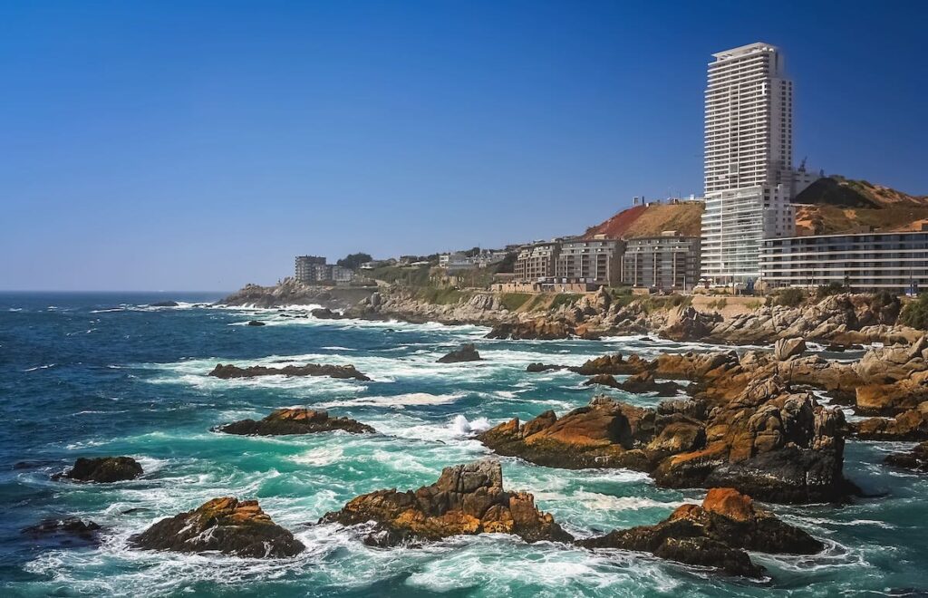 Rambla de Viña del Mar en Chile