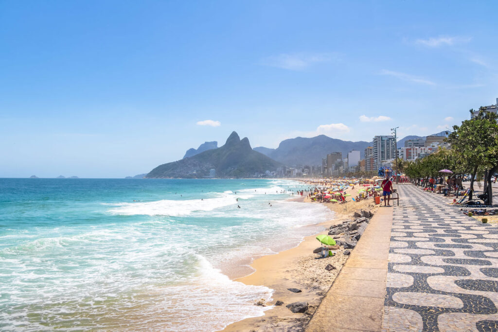 Rambla de Ipanema en Río de Janeiro