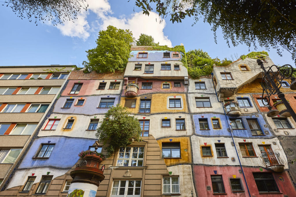 Los edificios coloridos de Hundertwasserhaus