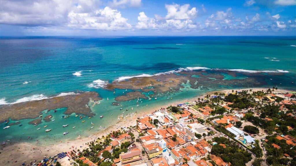 Vista panorámica de Porto de Galinhas