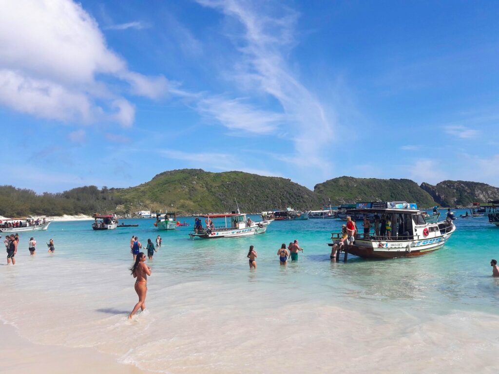 Botes en Arraial do Cabo, Brasil