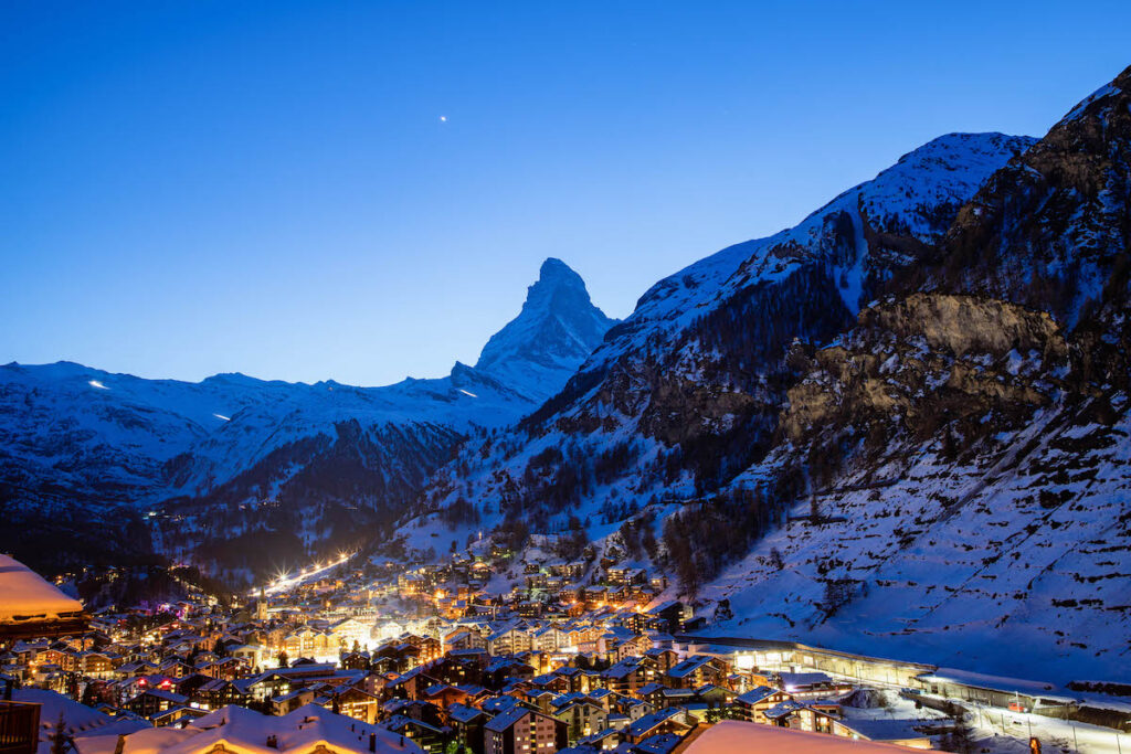 Centro de ski en Zermatt suiza