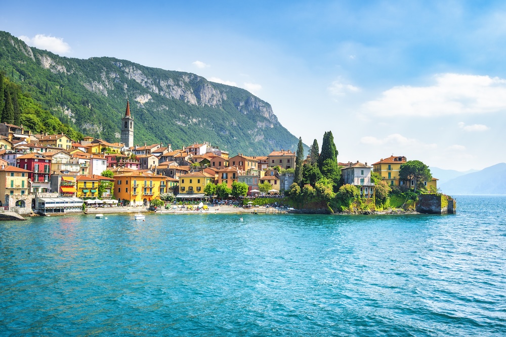 Lago di Como, Italia.