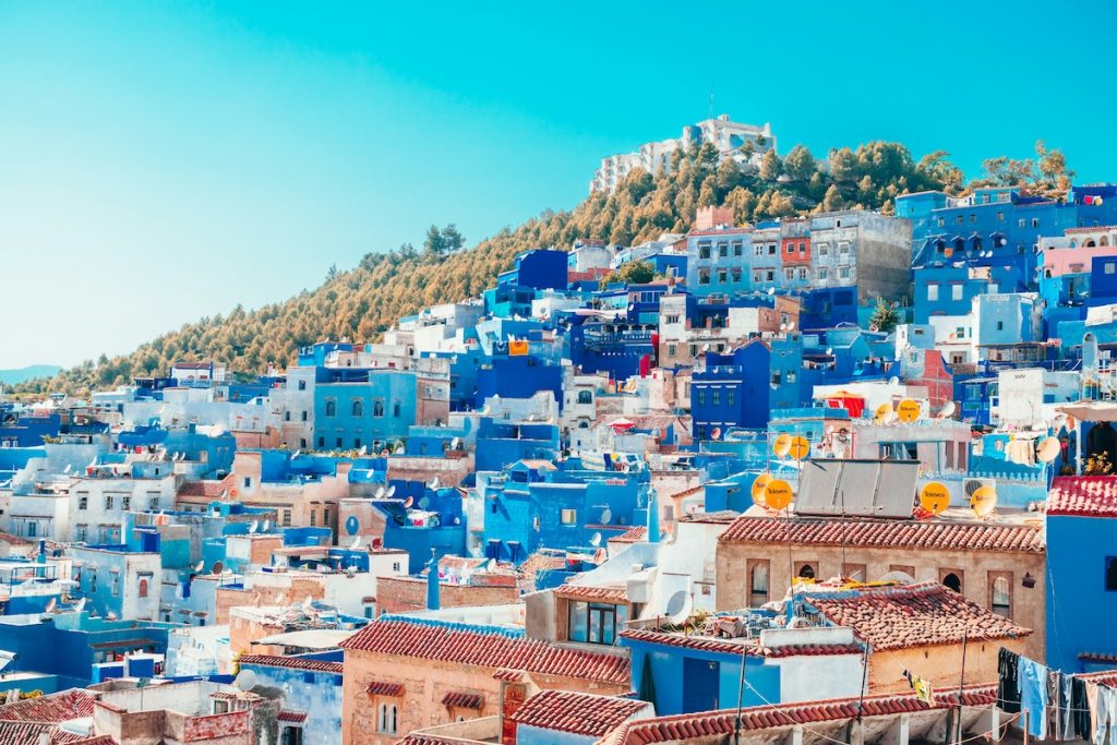 La ciudad azul de Marruecos