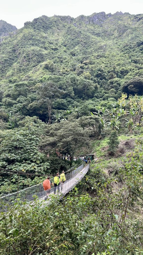 Salkantay Trek hasta Machu Picchu, día 4 hasta Aguas Calientes por la selva